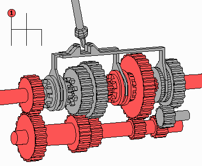 Gearbox transmission gif animation