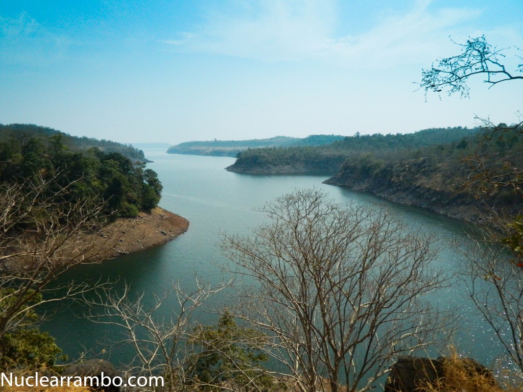 Bhatsa reservoir view from top