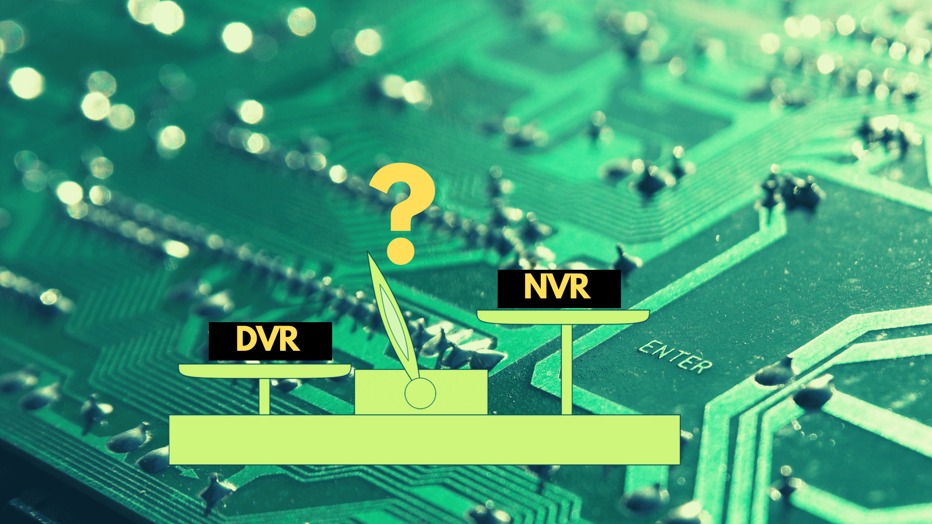 What security system do i need NVR vs DVR