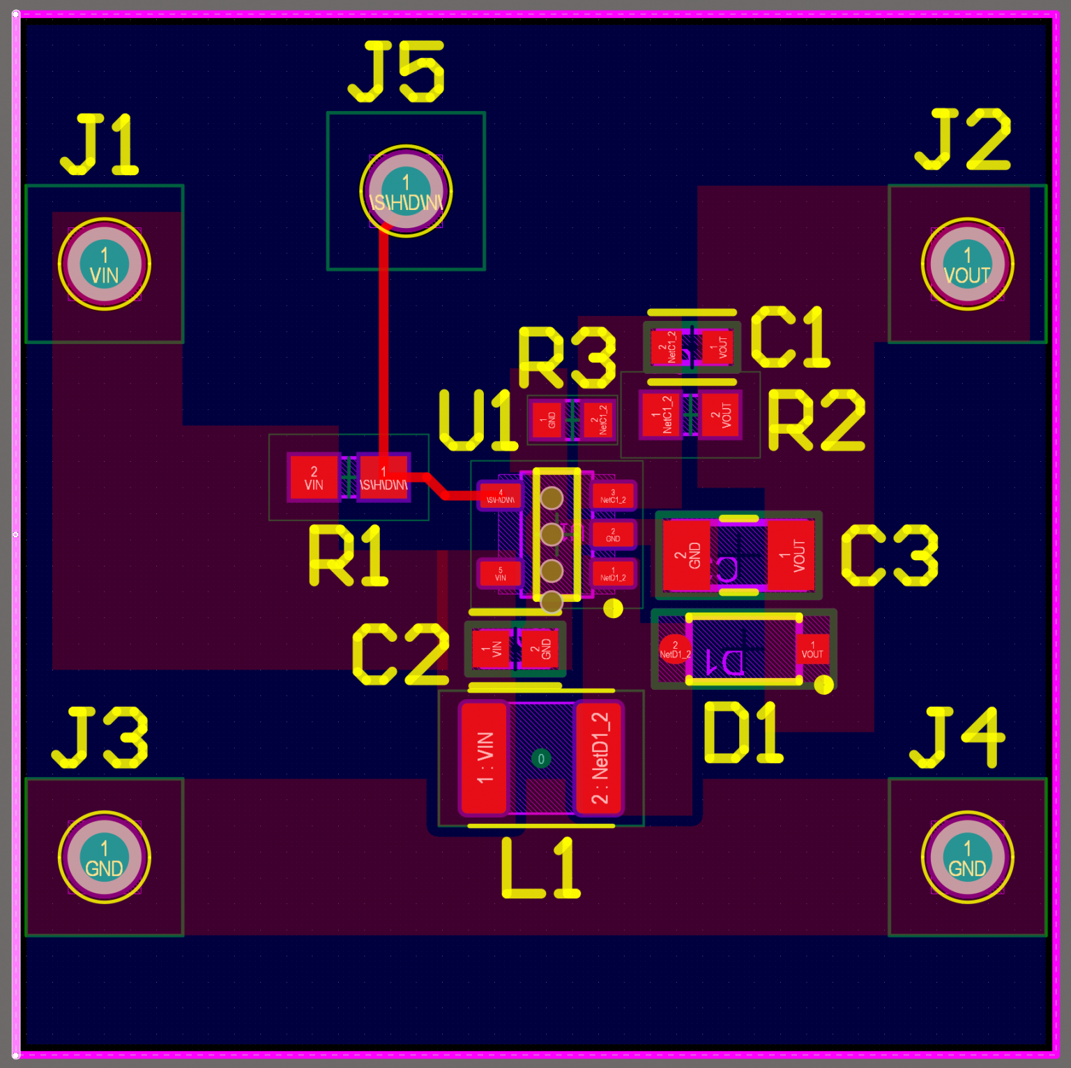 LM2731 boost converter in Altium Designer From schematic to PCB
