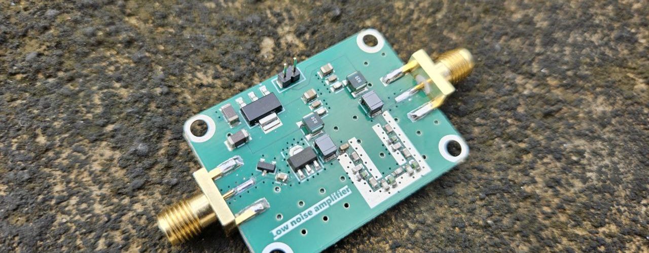 PGA-103+ LNA with bandpass filter