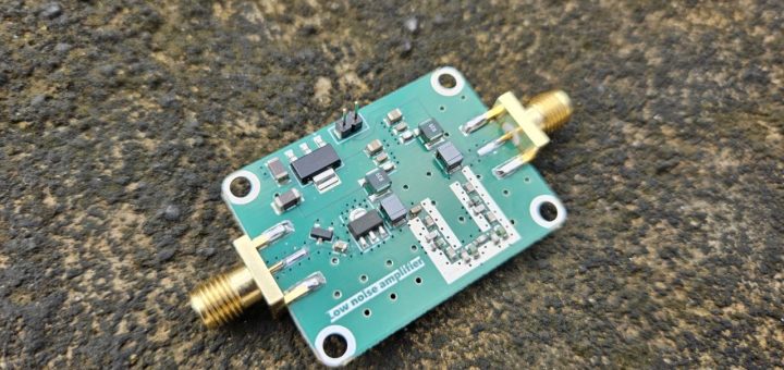 PGA-103+ LNA with bandpass filter